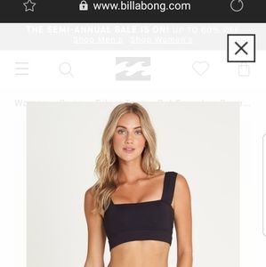 Billabong swim
Sol Searcher Square Neck Bikini Top